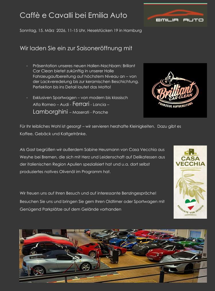 WhatsApp Image 2026-03-02 at 212502 Casa Vecchia Stand mit italienischen Delikatessen und Olivenöl aus Apulien bei Emilia Auto